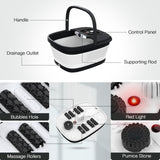 HOSPAN Collapsible Foot Spa, Foot Bath Massager with Heat, Bubble & Massage