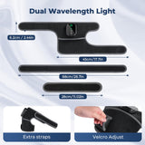 HOMRELEXA Heated Knee Massager, 3 in 1 Knee Massager with Heat and Vibration, Heating Pad for Knee, Knee Heating Pad, Heated Knee Brace（2 pcs）