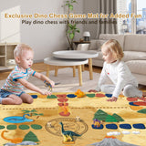 Dino Fossil Eggs Dinosaur Toys - 12 Dinosaur Eggs Dig Excavation Kit w Play Mat for Kids Ages 5-7 Easter Basket Essentials STEM Toy Christmas Birthday Gift for Boys Girls 3 4 5 6 7 8 + 8-13 Years Old