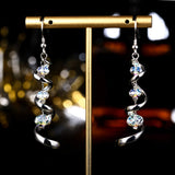 PATISORNA 925 Sterling Silver Eardrop Dangle Earrings for Women S