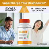 Arialief Capsules for Neuropathy, Arialief for Neuropathy, Arialief primepalm for Neuropathy & Sciatica, Arialief Primepalm Supplement Pills, Arialief Vitamin Reviews (2 Pack)