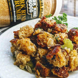 Pork King Good - Pork Rind Breadcrumbs - 2 Pack! Keto Friendly, Paleo, Gluten-Free, Sugar Free, Zero Carb Panko Substitute (Two 12 Oz Jars) (Original, 2 Pack)