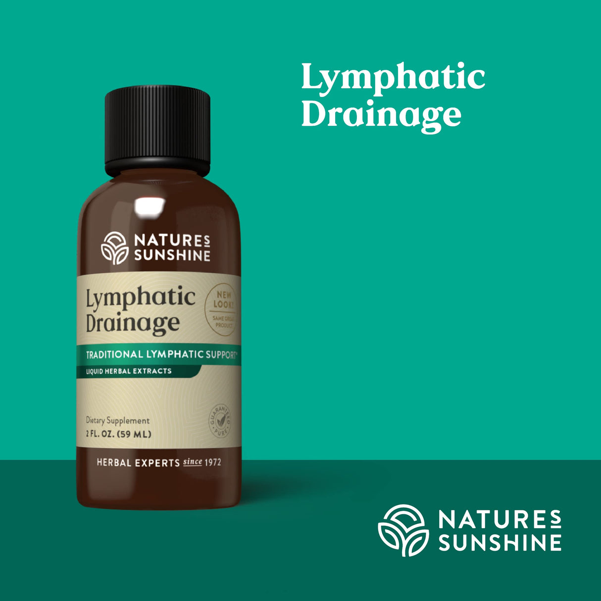 Nature's Sunshine Lymphatic Drainage, 2 Fl. Oz | Lymphatic Drainage Supplement Promotes The Efficient Drainage of The Lymphatic System to Promote Overall Health