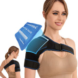 VISKONDA Shoulder Brace Sling Immobilizer and Compression Sleeve,Rotator Cuff Injury Supports for AC Joint Pain Relief,Arm Stability,Tear,Bursitis,Swelling,Tendonitis,for Men and Women (Large)