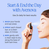 Avenova Eyelid Spray Cleanser for Lid & Lash, 20 ml Bottle