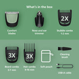Philips Norelco All-in-One 3000 13-in-1 Trimmer, Face & Hair, Comfort Tips