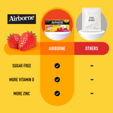 Vitamin C 1000mg (per serving) - Airborne Very Berry Effervescent Tablets (36 count in a box), Gluten-Free Immune Support Supplement, With Vitamins A C E, ZINC, Selenium, Echinacea & Ginger