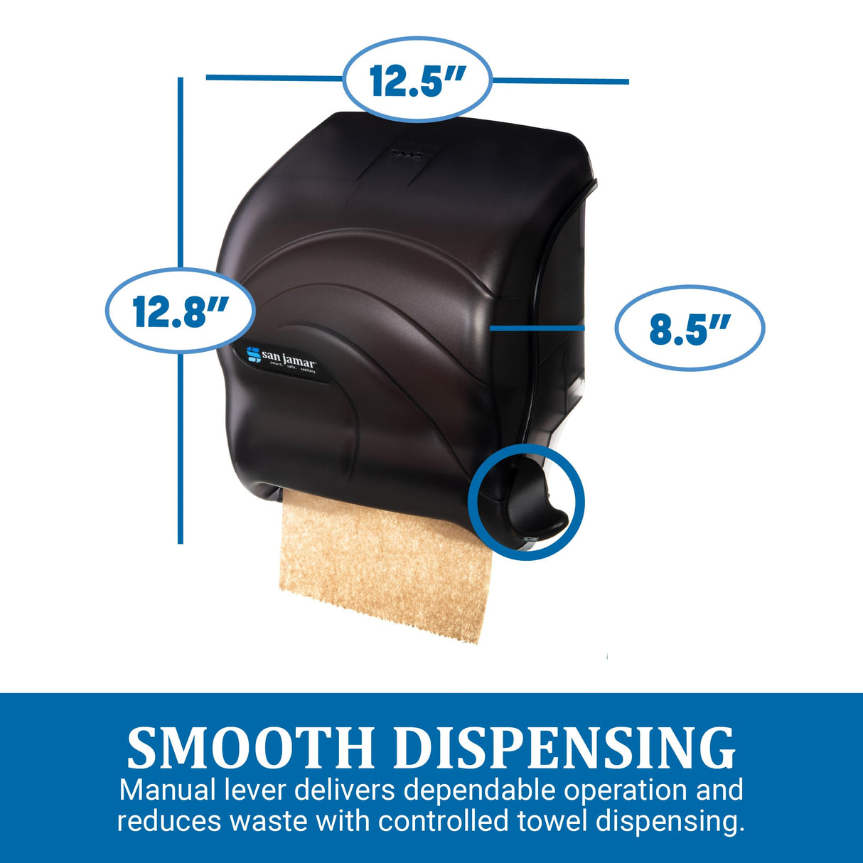 SJMT990TBK - Element Lever Roll Towel Dispenser