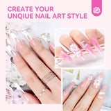 SAVILAND Acrylic Nail Kit with U V Light – Acrylic Nail Set Christmas Gift Set with Acrylic Powder and Liquid Set Acrylic Nail Brush Practice Finger Portable Nail Drill for Nails Kit Set for Home DIY