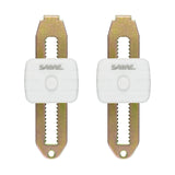 Sabre Compact Travel Door Lock, Portable Security Lock for Travel, Hotels, & Rentals, Withstands 650 lbs of Force, Installs in Seconds, No Tools Required, Lightweight & Small for Easy Carry