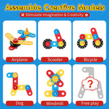 Montessori Kids Tool Set, Wooden Toddler Tool Bench Educational Toys for Ages 2-4, 2 Year Old Boy Gift for Birthday Christmas, STEM Pretend Play Tool Box, Learning Developmental Construction Toys