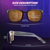 livho High Tech Blue Light Glasses - Advanced 99% Blue Light Blocking Computer Glasses - Anti Eyestrain & UV Glare Protection