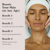 goop Beauty Peptide Serum |Reduces Fine Lines, Wrinkles, & Dark Spots | Peptides, Ceramides, & Niacinamide | Anti Aging Treatment to Improve Firmness & Elasticity | 1 fl oz