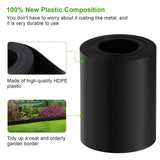 12 Gauge 40 Feet Grass Weed Barrier Landscape Edging 10 inch Depth Flexible Border Roll Lawn Landscape Garden Edging for Backyard Driveway Path Sidewalk