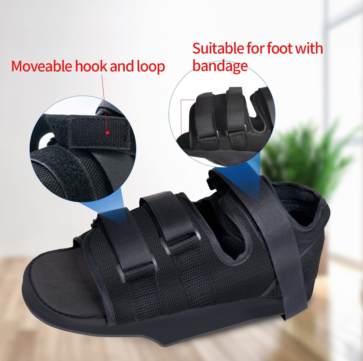 Offloading Pay GHORTHOUD Post op Shoes for Broken Toe Surgery Forefoot Offloading Hea ...