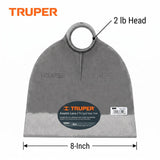 Truper Lane No. 2 Field Hoe Head, 2 lb Forged Steel, Heavy-Duty Replacement Hoe Head for Agriculture and Landscaping (Model AL-2/10606)