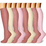 CHARMKING Compression Socks for Women & Men Circulation 8 Pairs 15-20 mmHg is BEST Graduated for Nurses, Support, Athletics, Cycling, Running, Flight Travel, Pregnancy Boost Performance(Multi 46,L/XL)