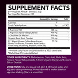 L-Arginine Powder - Nitric Oxide Supplement for Men and Women with L-Citrulline and Beet Root - Pre and Post Workout Support for Endurance and Recovery - Mixed Berry Flavor, 1 Month Supply (30 Scoops)