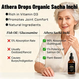 Athera Drops Organic Sacha Inchi, Athera Oil Hydrates The Joints for Menopausal Joint Dryness, Rich in Vitamin D3 (1)