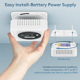 3 Packs,2-in-1,Smoke Carbon Monoxide Detector,Carbon Monoxide Detector,Smoke Alarm,CO Alarm, 85 db Sound,Battery Powered CO Alarm with LEDs,LCD Digital Screen,Test Button,3 Packs