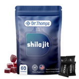 DR.THOMPS Shilajit Gummies, 60 Count, Natural Himalayan Supplement for Energy and Vitality