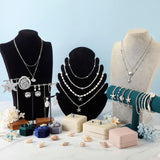23 Pcs Seashell Starfish Jewelry Set Summer Mermaid Accessories, Silver