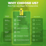 GU Energy Original Sports Nutrition Energy Gel, Vegan, Gluten-Free, Kosher, and Dairy-Free On-the-Go Energy for Any Workout, 24-Count, Lemon Sublime