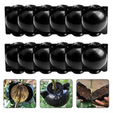 ZUCKBOX 12 PCS Plant Root Growing Box, Reusable Air Layering Propagation Kit Rooting Ball Grafting Tools for Plant Propagation (4S+4M+4L)
