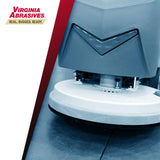 Virginia Abrasives Green Floor Maintenance Pads, Heavy Duty Non-Woven Scrub Pads for Floor Scrubber Machine & Orbital Machines, Deep Cleaning & Light Stripping for Heavily Soiled Floors, 20" - 5 Pack