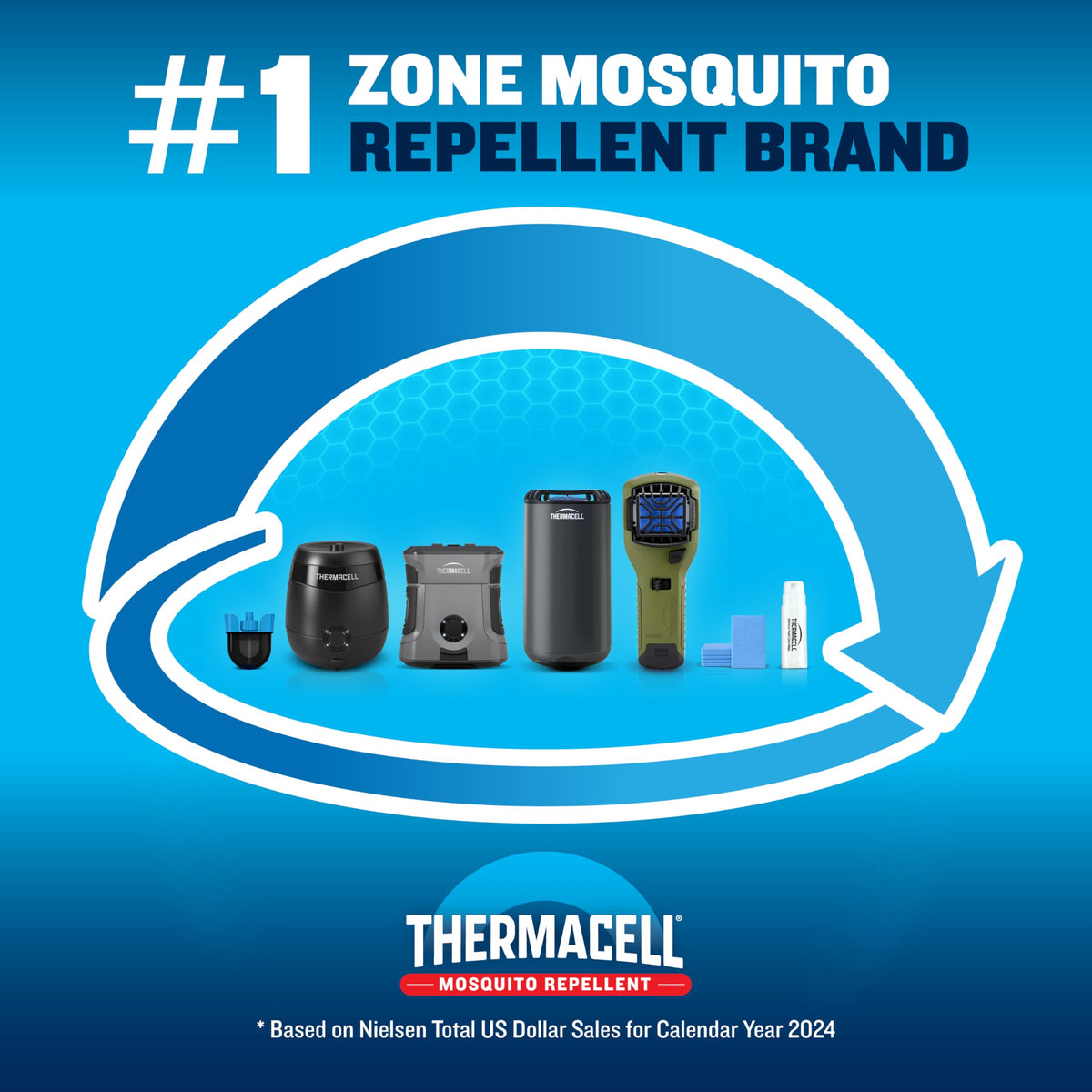 Thermacell E-ZoneGuard Mosquito Repellent Refill, 120-Hr Value Pack