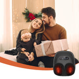 CILI Shiatsu Foot Massager Machine, Electric Heated Feet Massager for Plantar Fasciitis, Kneading Vibration Compression, Detachable Sleeve, Up to Men Size 13, Gifts for Dad Men