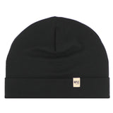 100% Merino Wool Cuff Beanie - Mens & Womens Warm Winter Hat - Watch Cap - Toque - Novelty Beanie - Black