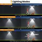 Thumok Clip On Solar Lights Outdoor,Motion Sensor Outdoor Lights, 72LEDs 600LM Solar Lights with Motion Sensor,Outdoor Solar Lights for Fence,Deck Railing, Gutter,Patio,Garden (2, Black)