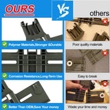 Upgraded W10350375 W10712395 Dishwasher Top Rack Adjuster Parts for Whirlpool WDTA50SAHZ0 Dishwasher Parts WDT750SAHZ0 WDT730PAHZ0 WDT970SAHZ0 Upper Rack Parts,For Kenmore 665 Dishwasher Top Rack Part