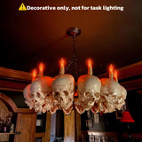 Hompavo Upgraded Flame Light Bulbs, E12 Candelabra Small Base, Clear Glass Flickering Fire Bulb for Halloween Christmas Party Porch Indoor & Outdoor Home Decoration, 10 Pack