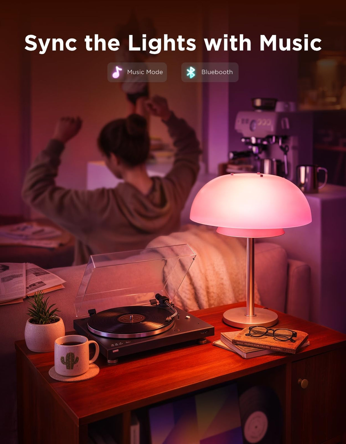 Govee Smart Light Bulbs, WiFi Bluetooth Color Changing Bulbs, Music Sync, 54 Dynamic Scenes, 16 Million DIY Colors RGB Light Bulbs, Work with Alexa, Google Assistant, 800 Lumen, 8 Pack