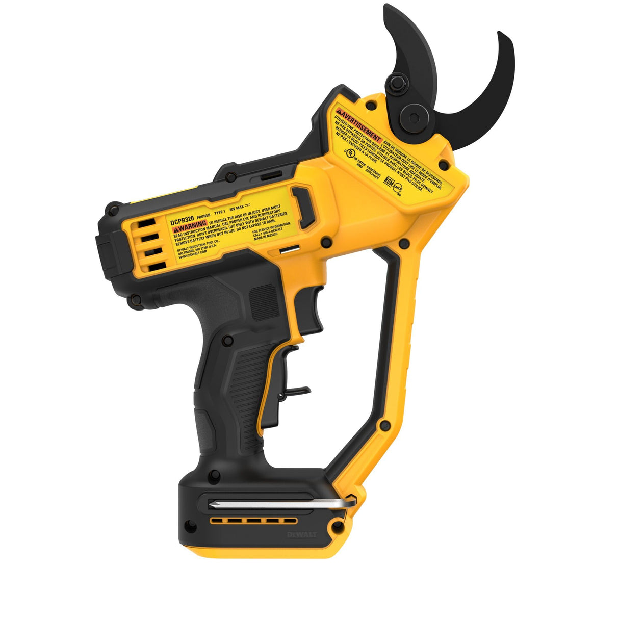 Dewalt 1.5" Pruning Shear, Ideal Gardening Tool, Quick and Precise Cuts, Up to 1,100 Cuts Per Load, Model DCPR320B, 20V