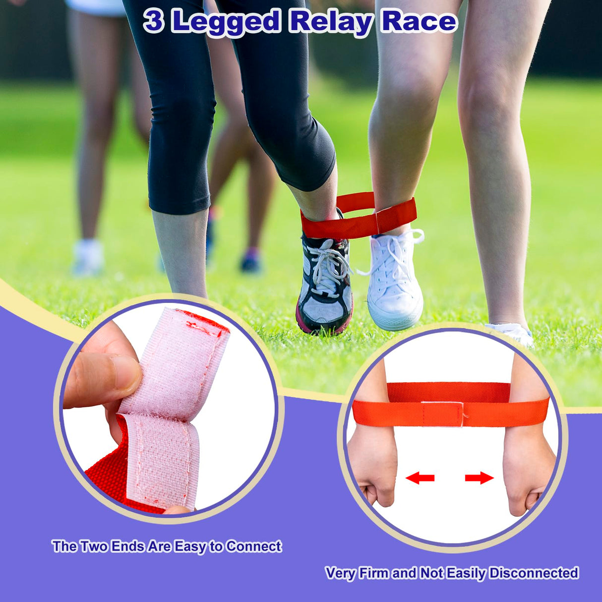 Potato Sack Race Bags - Sack Race Bags for Adults and Kids, Bean Bag Toss Game, 3 Legged Relay Race, Egg Spoon Game, Carnival Outdoor Lawn Game for Easter, Halloween, Christmas, Birthday Party