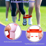 Potato Sack Race Bags - Sack Race Bags for Adults and Kids, Bean Bag Toss Game, 3 Legged Relay Race, Egg Spoon Game, Carnival Outdoor Lawn Game for Easter, Halloween, Christmas, Birthday Party