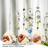 215pcs Crystal Suncatcher Craft Kit Rainbow Prisms Beads DIY Window Decor