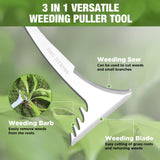 WORKPRO Crack Weeder, 12.5" Stainless Steel Crevice Weeding Tool Weeder Tool