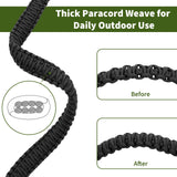 Paracord Strap Compatible with Engel Cooler, 2-Point Paracord Sling, with Metal Clips and Swivels, Adjustable Length, Long-Lasting Comfort for Extended Wear, Ideal for Outdoor and Camping, Black
