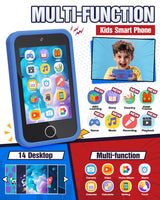Kids Smart Phone, Spider Toys Phone for Boys 3 4 5 6 7 8 Years Old, Dual Camera, 3.5'' Touchscreen Kid Phones, Educational Toy for Toddler Kids Christmas Birthday Gifts, ABC Learning, Habit Tracker