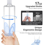 GAGALIFE Built in Sink Soap Dispenser or Lotion Dispenser for Kitchen Sink, Brushed Nickel ABS Pump Head, with 17 Ounce Large PET Soap Bottle