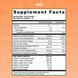 Jupi Hydration & Wellness Powder – Turmeric & Ginger shots, Vitamin C Supplement for Energy, Immune Support & Digestive Health – Vegan, Gluten-Free Drink Mix for Men & Women, Citrus Flavor 30 servings