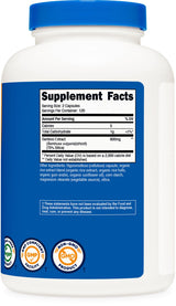 Nutricost Bamboo Extract, 400 mg, 240 Capsules - Vegan, Gluten Free and Non-GMO - 120 Servings with 800 mg