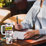 CGMIBAS True Crime Gifts for Women Men - 40oz Funny Crime Scene Tumbler, Stainless Steel Travel Mug for Horror Podcast Fans, Crime Junkie Merch, Christmas Birthday Detective Lover Gift