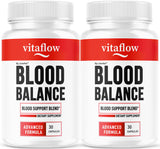 (2 Pack) VitaFlow Capsules - Official VitaFlow Balance Supplement Support Capsule, Vitaflow All Natural Premium Advanced Formula, Vita Flow Pills Balance Support, 60 Capsules for 2 Months