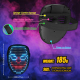 LED Mask Gesture Sensing Light up Mask Cool Kids Toys Gifts for Boys