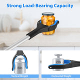REWKCY 34" Grabber Reacher Tool, 2-Pack Foldable Reacher Grabber Pickup Tool with 360° Rotating Jaw & Magnets, Grabber Tool Heavy Duty
